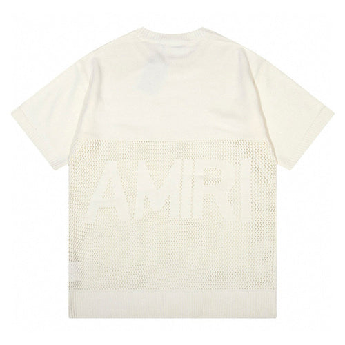 AMIRI Logo-Embossed Fine Knit Jumper